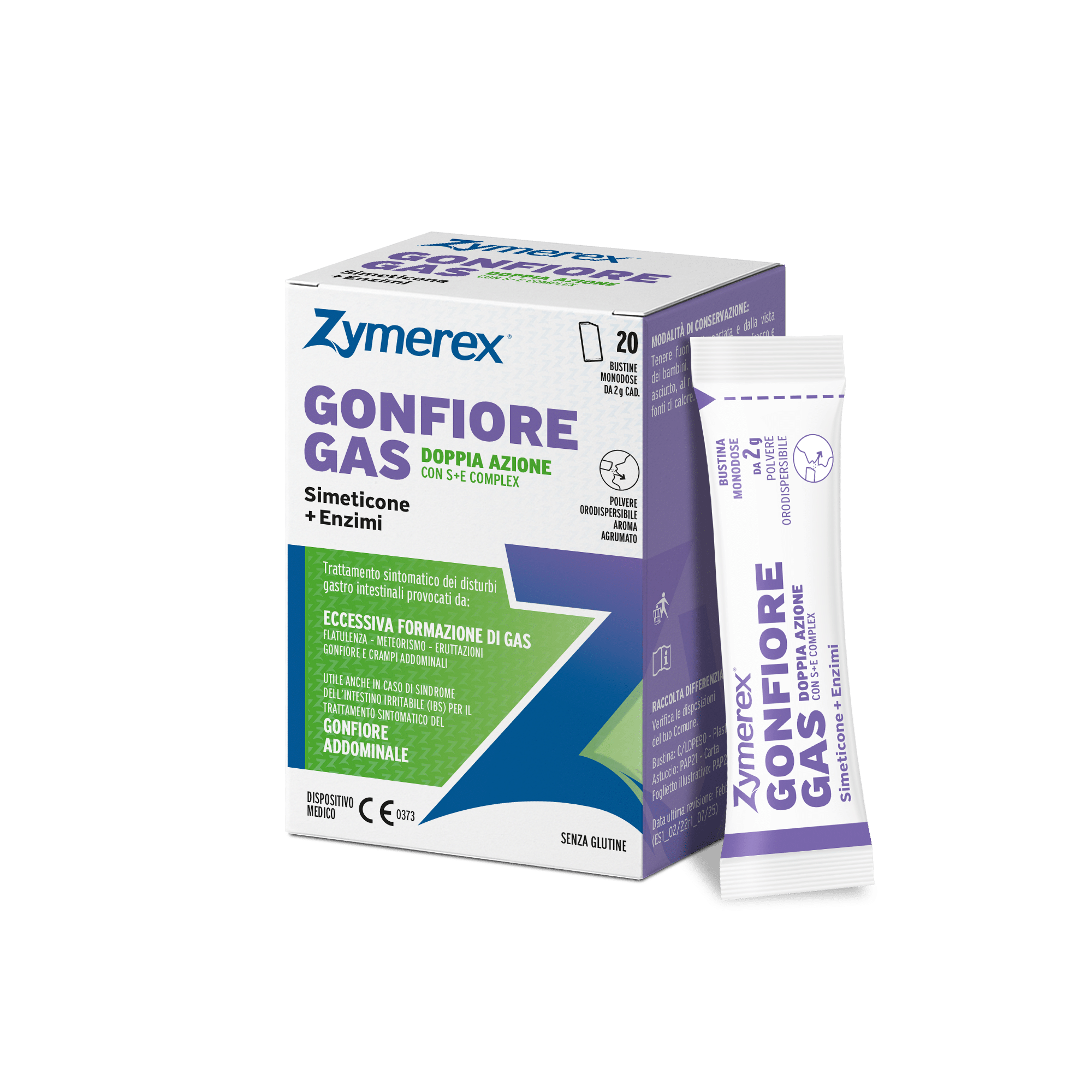 Zymerex Gonfiore Gas Doppia azione bustina